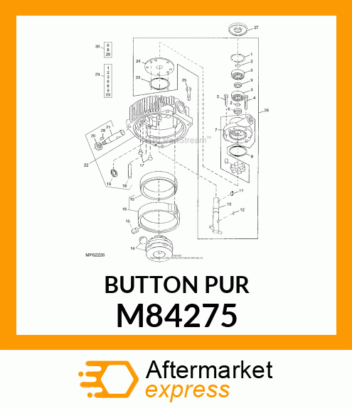 Button Pur M84275