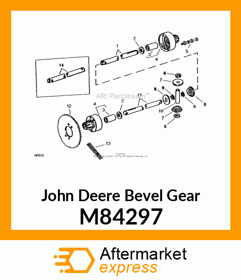 GEAR, BEVEL M84297