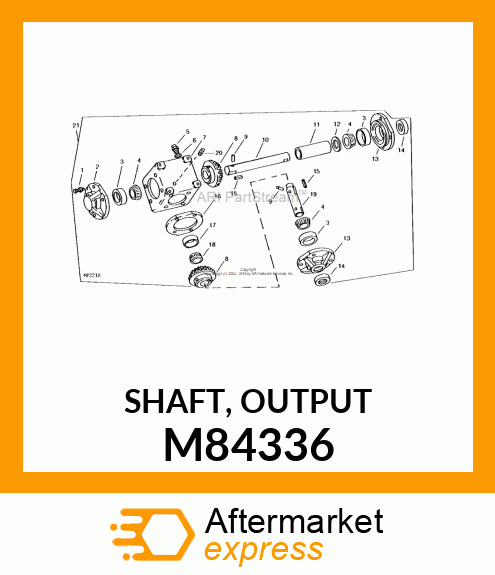 SHAFT, OUTPUT M84336