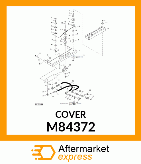 COVER, PULLEY M84372