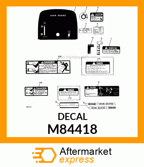 Label M84418