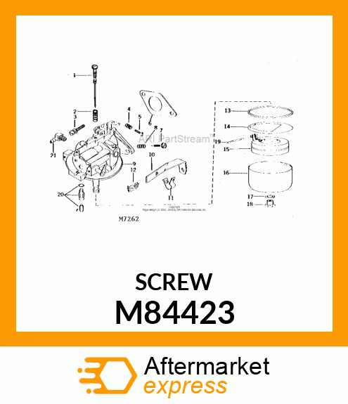 SCREW, BOWL RETAINER M84423