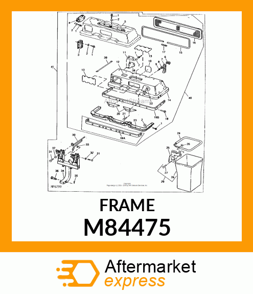 Frame - FRAME, GRASS BAG M84475