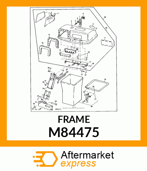 Frame - FRAME, GRASS BAG M84475