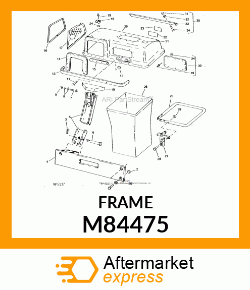 Frame - FRAME, GRASS BAG M84475