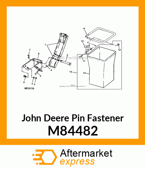 PIN FASTENER, PIN, DRILLED M84482