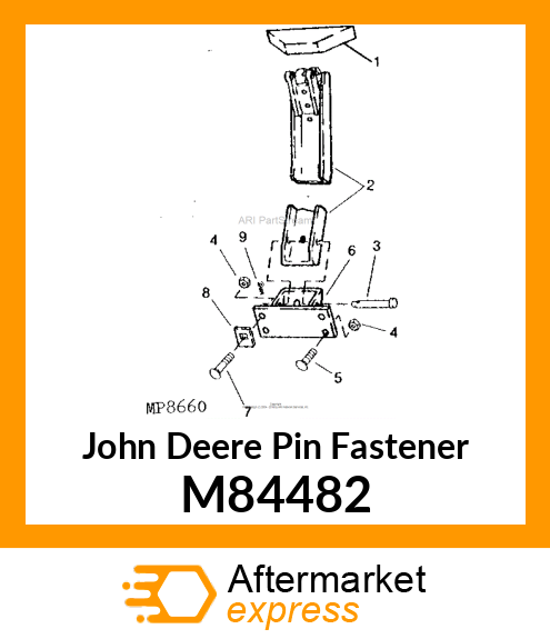 PIN FASTENER, PIN, DRILLED M84482