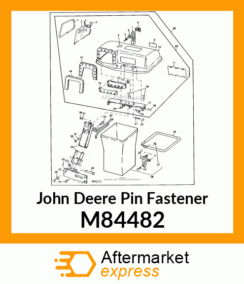 PIN FASTENER, PIN, DRILLED M84482