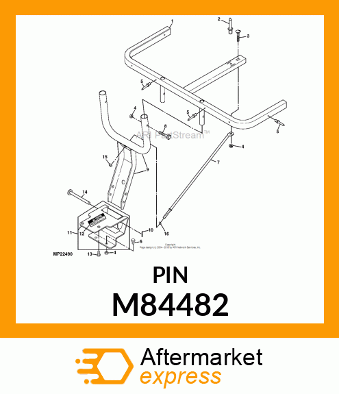 PIN FASTENER, PIN, DRILLED M84482