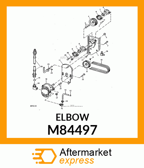 FITTING, HOSE/ELBOW FITTING M84497