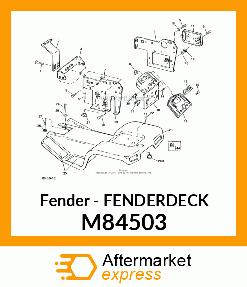 Fender - FENDERDECK M84503