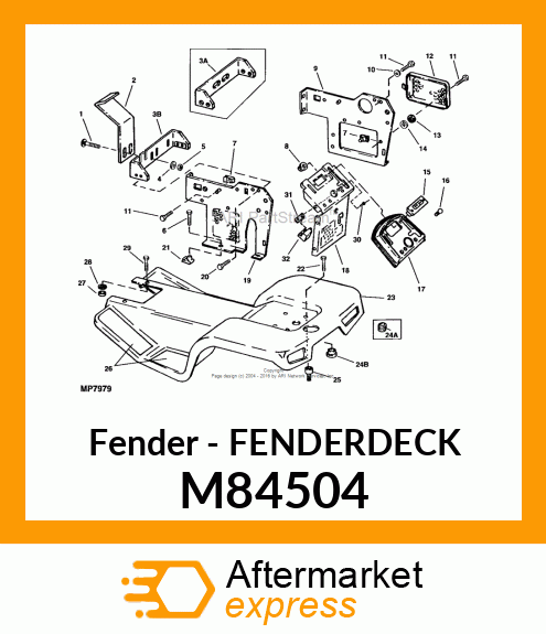 Fender - FENDERDECK M84504