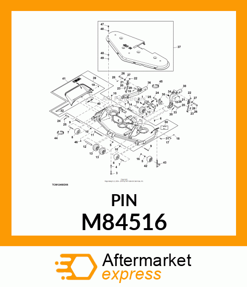 BUSHING, BEARING, WHEEL M84516