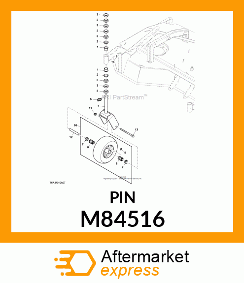 BUSHING, BEARING, WHEEL M84516