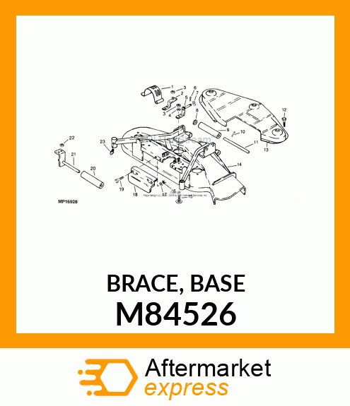 BRACE, BASE M84526