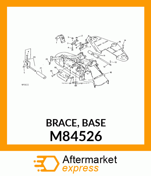 BRACE, BASE M84526