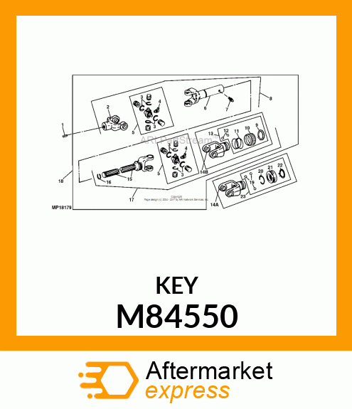 KEY M84550