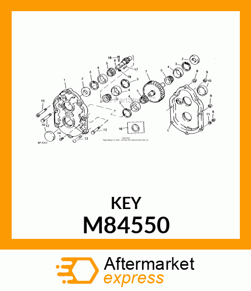 KEY M84550