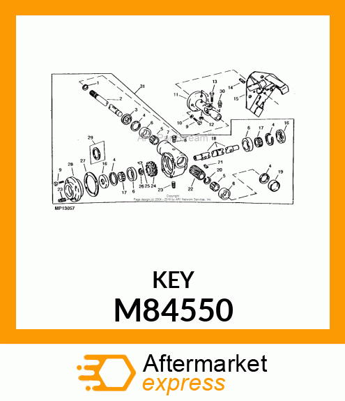 KEY M84550