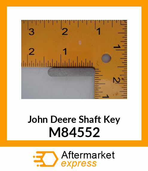 KEY, GEARBOX OUTPUT SHAFT M84552