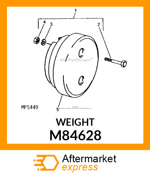 Weight M84628