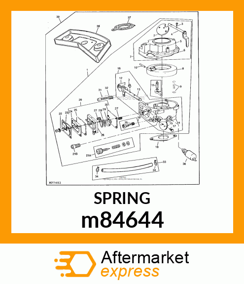 KIT, CARBURETOR OVERHAUL m84644