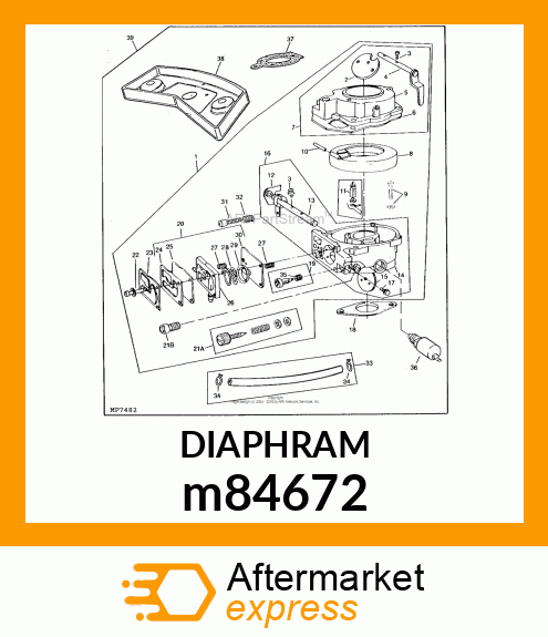 KIT, CARBURETOR OVERHAUL m84672