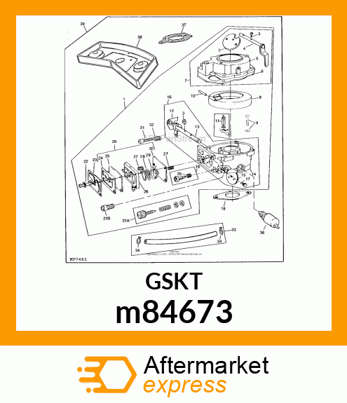 KIT, CARBURETOR OVERHAUL m84673