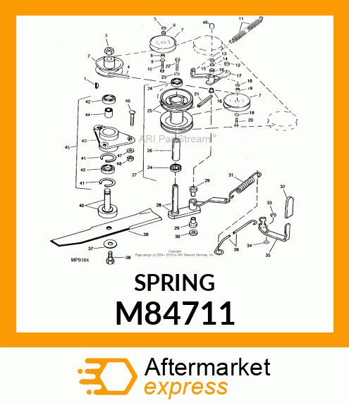 SPRING, IDLER M84711