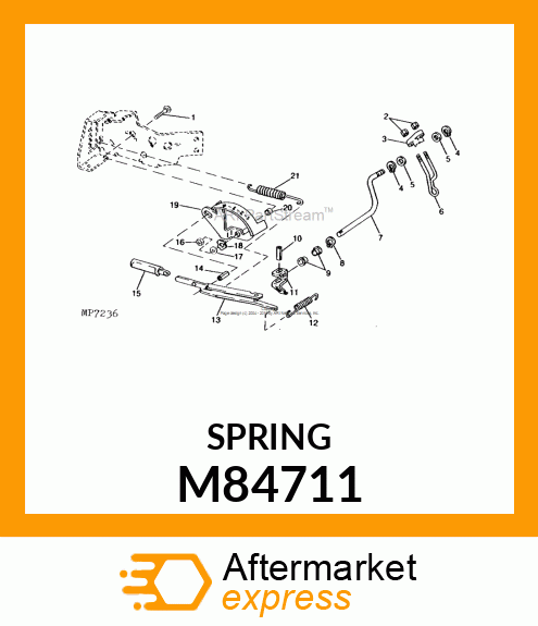 SPRING, IDLER M84711