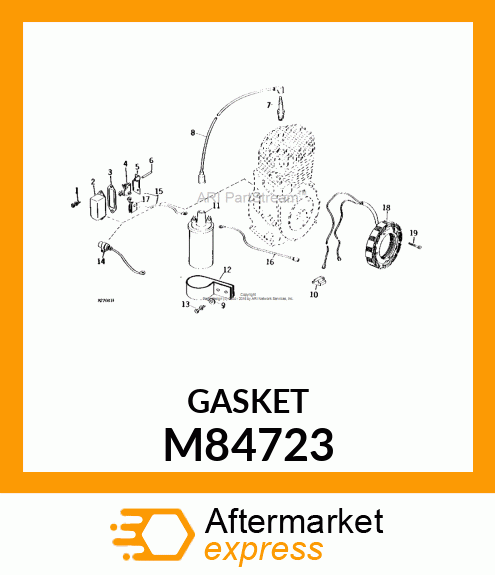 GASKET, BREATHER COVER PUR M84723