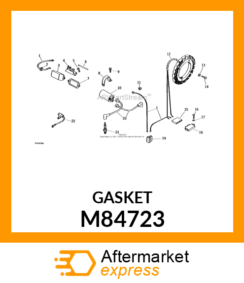 GASKET, BREATHER COVER PUR M84723