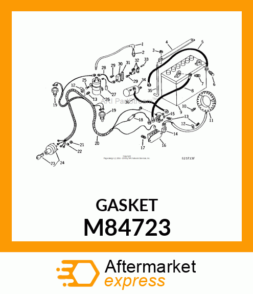 GASKET, BREATHER COVER PUR M84723