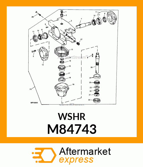 WASHER M84743