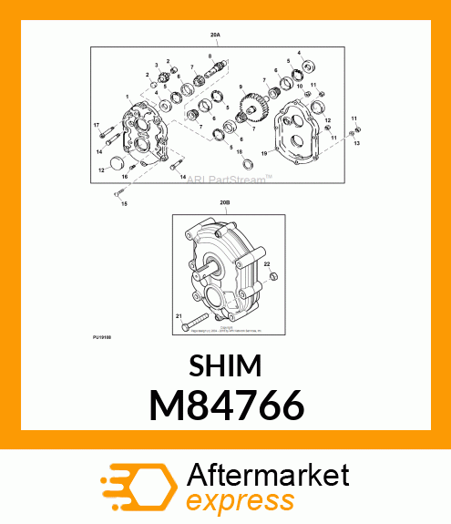 SHIM, BEARING M84766