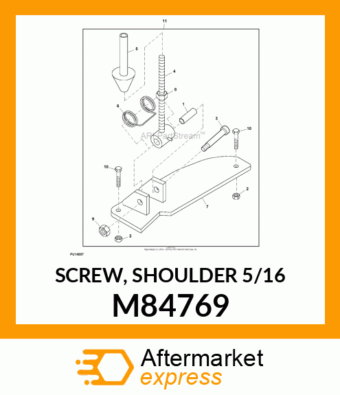 SCREW, SHOULDER 5/16 M84769