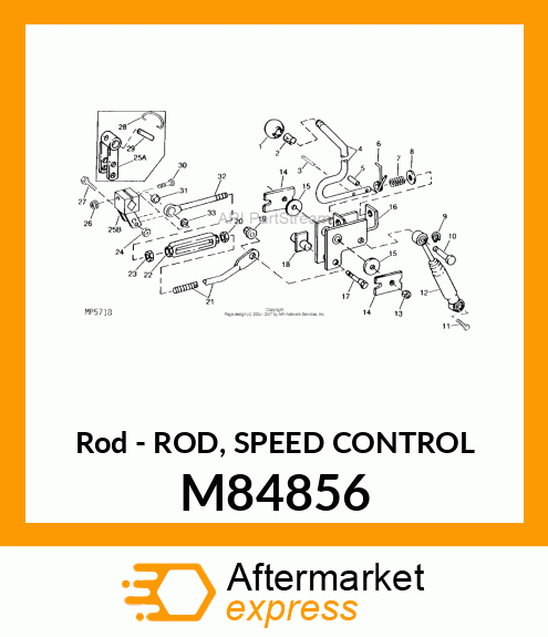 Rod - ROD, SPEED CONTROL M84856