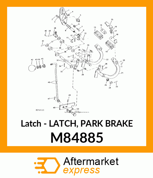 Latch - LATCH, PARK BRAKE M84885