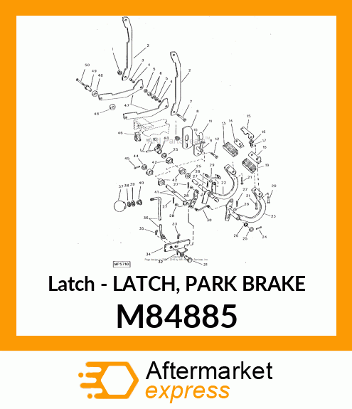 Latch - LATCH, PARK BRAKE M84885