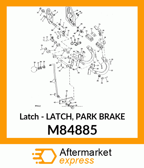 Latch - LATCH, PARK BRAKE M84885