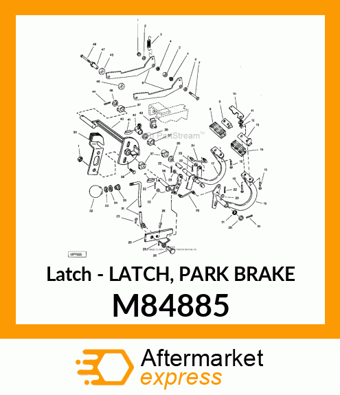 Latch - LATCH, PARK BRAKE M84885