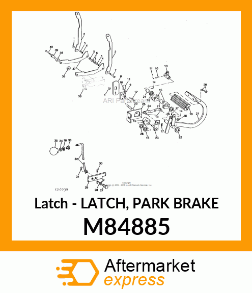 Latch - LATCH, PARK BRAKE M84885