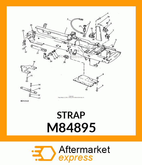 STRAP, STRAP, LIFT M84895