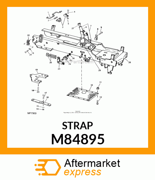 STRAP, STRAP, LIFT M84895