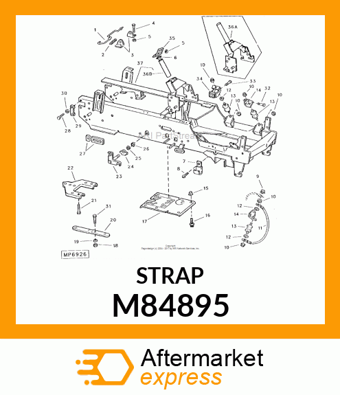 STRAP, STRAP, LIFT M84895