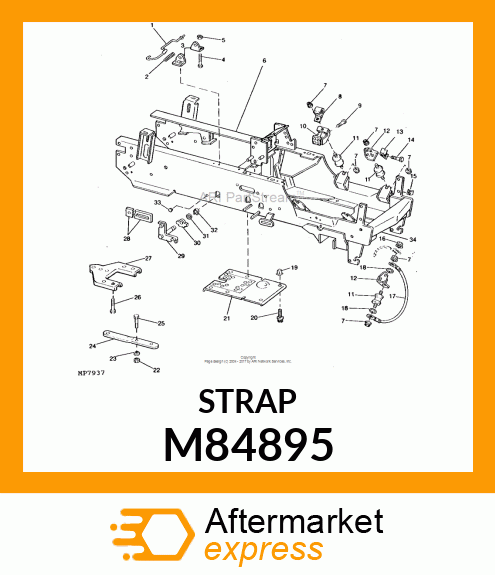 STRAP, STRAP, LIFT M84895