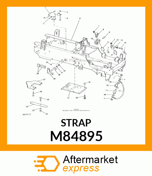 STRAP, STRAP, LIFT M84895