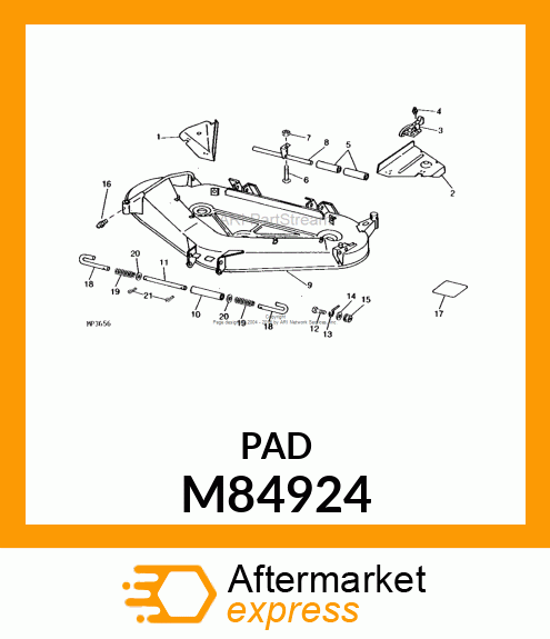 TREAD, FOOT, FRONT, RH M84924