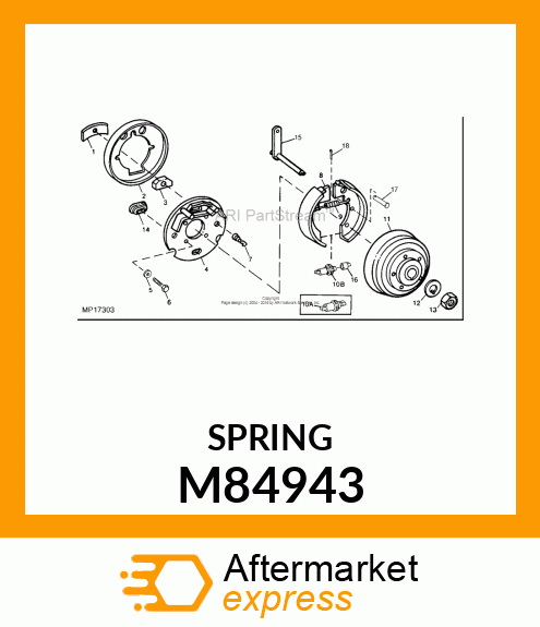 SPRING, RETURN M84943