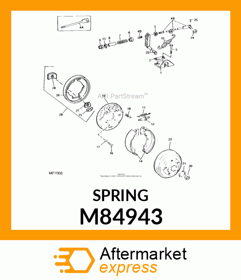 SPRING, RETURN M84943